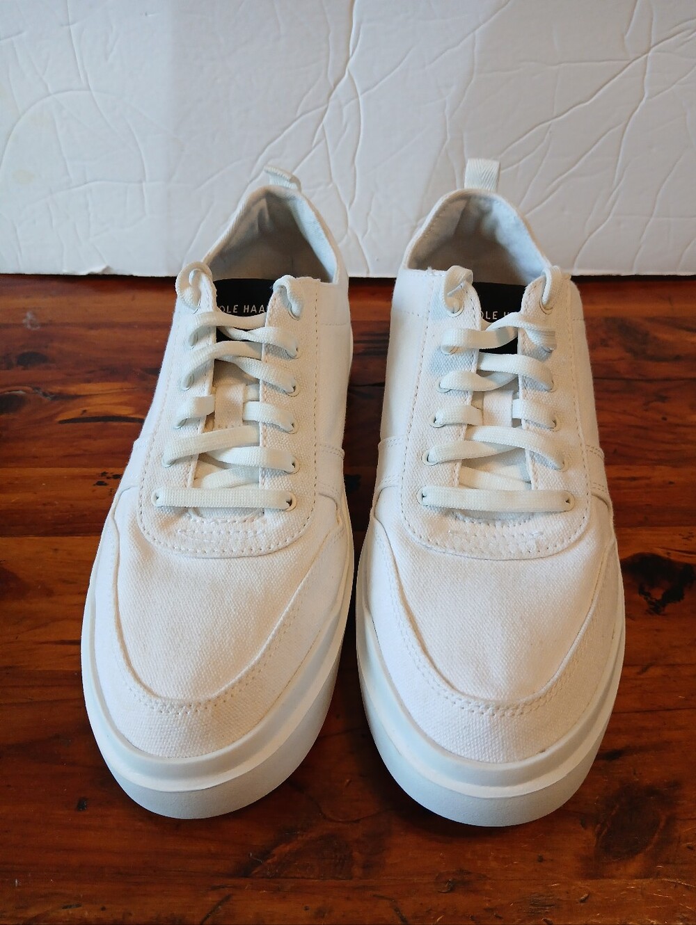 Cole Haan GrandPro Rally Canvas Low-Top Sneakers in Off-White Women's Size 8.5B - Picture 8 of 13